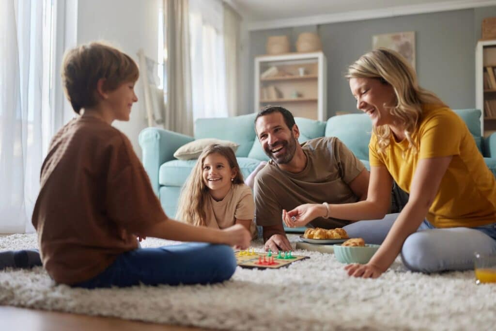 Family playing – Westlake Ohio real estate